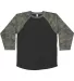 6130 LA T Youth Vintage Baseball T-Shirt in Vn smke/ vn camo front view