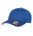 6277Y Flexfit Youth Wooly 6-Panel Cap in Royal front view