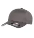 6277Y Flexfit Youth Wooly 6-Panel Cap in Dark grey front view