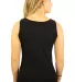 64200L Gildan Junior Fit Softstyle Tank Top in Black back view