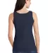 64200L Gildan Junior Fit Softstyle Tank Top in Navy back view