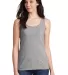 64200L Gildan Junior Fit Softstyle Tank Top in Rs sport grey front view