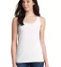 64200L Gildan Junior Fit Softstyle Tank Top in White front view
