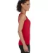 64200L Gildan Junior Fit Softstyle Tank Top in Cherry red side view