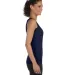 64200L Gildan Junior Fit Softstyle Tank Top in Navy side view