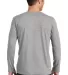 64400 Gildan Adult Softstyle Long-Sleeve T-Shirt in Rs sport grey back view