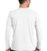 64400 Gildan Adult Softstyle Long-Sleeve T-Shirt in White back view