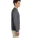 64400 Gildan Adult Softstyle Long-Sleeve T-Shirt in Charcoal side view