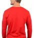 64400 Gildan Adult Softstyle Long-Sleeve T-Shirt CHERRY RED back view