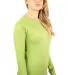 64400L Gildan Junior-Fit Softstyle Long-Sleeve T-S KIWI side view