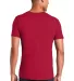 64V00 Gildan Adult Softstyle V-Neck T-Shirt in Cherry red back view