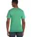 64V00 Gildan Adult Softstyle V-Neck T-Shirt in Hthr irish green back view