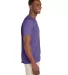 64V00 Gildan Adult Softstyle V-Neck T-Shirt in Heather purple side view