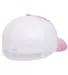 6511 Flexfit in Pink/ white back view