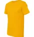 6901 LA T Adult Fine Jersey T-Shirt in Gold side view