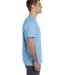 6901 LA T Adult Fine Jersey T-Shirt in Light blue side view