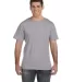 6901 LA T Adult Fine Jersey T-Shirt in Heather front view