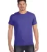 6901 LA T Adult Fine Jersey T-Shirt in Vintage purple front view