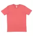 6901 LA T Adult Fine Jersey T-Shirt in Passionfruit front view