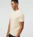 6901 LA T Adult Fine Jersey T-Shirt in Natural side view