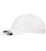 6997 Yupoong Flexfit Garment-Washed Cotton Cap in White side view