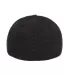 6997 Yupoong Flexfit Garment-Washed Cotton Cap in Black back view