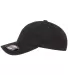 6997 Yupoong Flexfit Garment-Washed Cotton Cap in Black side view