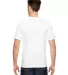7100 Bayside Adult Short-Sleeve Tee with Pocket White back view