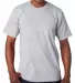 7100 Bayside Adult Short-Sleeve Tee with Pocket in Ash front view