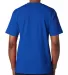 7100 Bayside Adult Short-Sleeve Tee with Pocket in Royal blue back view