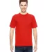 7100 Bayside Adult Short-Sleeve Tee with Pocket in Orange front view