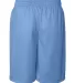 7209 Badger Adult Mesh/Tricot 9-Inch Shorts Columbia Blue back view