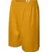 7209 Badger Adult Mesh/Tricot 9-Inch Shorts Gold side view