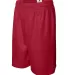 7209 Badger Adult Mesh/Tricot 9-Inch Shorts Red side view