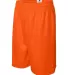 7209 Badger Adult Mesh/Tricot 9-Inch Shorts Safety Orange side view