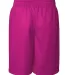 7209 Badger Adult Mesh/Tricot 9-Inch Shorts Hot Pink back view