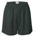 7216 Badger Ladies' Mesh/Tricot 5-Inch Shorts in Forest front view
