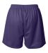 7216 Badger Ladies' Mesh/Tricot 5-Inch Shorts in Purple back view