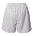 7216 Badger Ladies' Mesh/Tricot 5-Inch Shorts in White back view