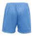 7216 Badger Ladies' Mesh/Tricot 5-Inch Shorts in Columbia blue  back view