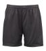 7216 Badger Ladies' Mesh/Tricot 5-Inch Shorts in Graphite front view