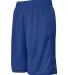 7219 Badger Adult Mesh Shorts With Pockets Royal side view
