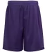 7237 Badger Adult Mini-Mesh 7-Inch Shorts Purple back view