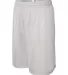 7239 Badger Adult Mini-Mesh 9-Inch Shorts Silver side view