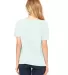 BELLA 8815 Womens Flowy V-Neck T-shirt in Mint back view