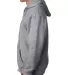 900 Bayside Adult Hooded Full-Zip Blended Fleece DARK ASH side view