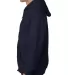 900 Bayside Adult Hooded Full-Zip Blended Fleece NAVY side view