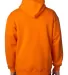 900 Bayside Adult Hooded Full-Zip Blended Fleece BRIGHT ORANGE back view