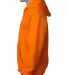 900 Bayside Adult Hooded Full-Zip Blended Fleece BRIGHT ORANGE side view