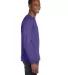 949 Anvil Adult Long-Sleeve Fashion-Fit Tee in Heather purple side view